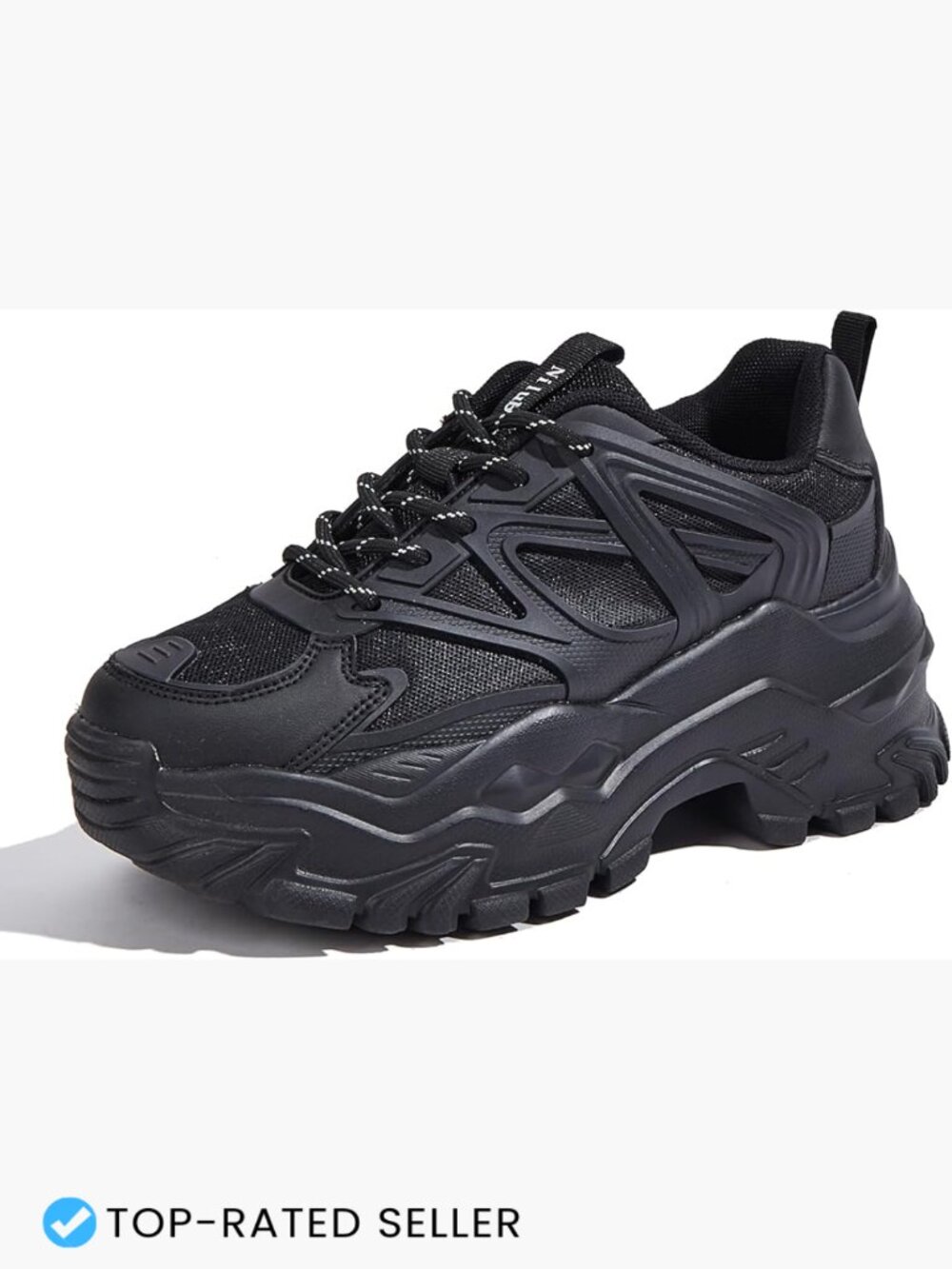 Chunky Platform Sneakers Women Comfortable Lace Up Casual Walking Shoes Trendy